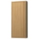 Option: ÄNGSJÖN Wall cabinet with door, oak effect, 40x15x95 cm