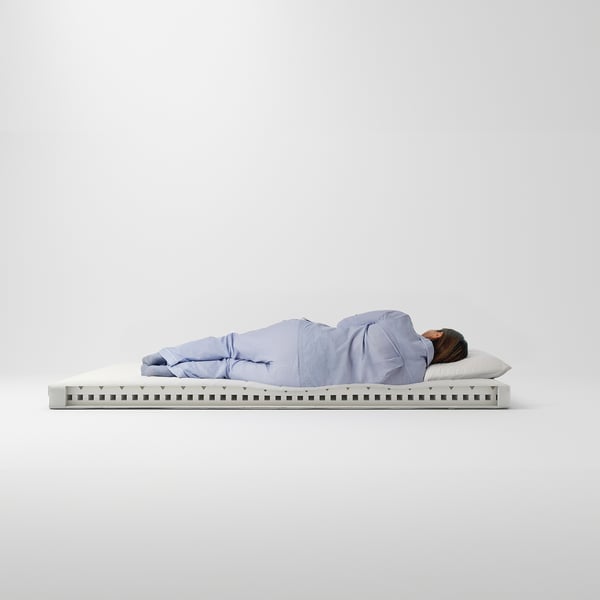 ÅFJÄLL Foam mattress, medium firm/white, 90x200 cm