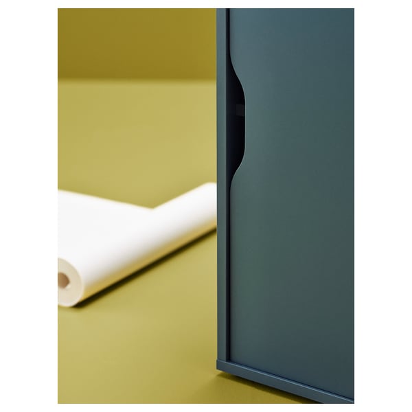 ALEX Storage unit, grey-turquoise, 36x70 cm