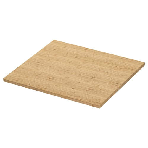 ÅLSKEN wooden countertop, light brown, rectangular, simple design.