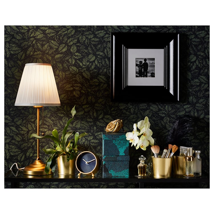 ÅRSTID table lamp, brass/white - IKEA