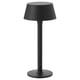 AVHÅLL LED portable lamp, battery-operated dimmable/black outdoor, 29 cm