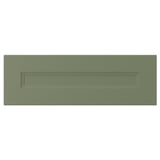 AXSTAD Drawer front, grey-green, 60x20 cm