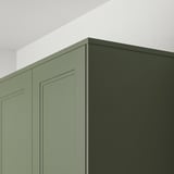 AXSTAD Rounded deco strip/moulding, grey-green, 221 cm