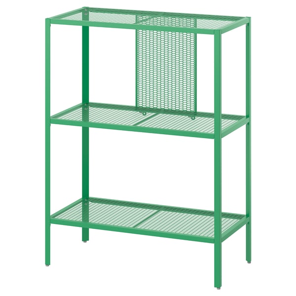 BAGGEBO Shelving unit, bright green, 60x30x80 cm