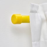 BEKRÄFTA Curtain rod set, yellow, 120-210 cm 19 mm