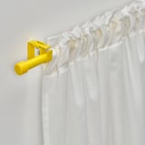 BEKRÄFTA Curtain rod set, yellow, 120-210 cm 19 mm