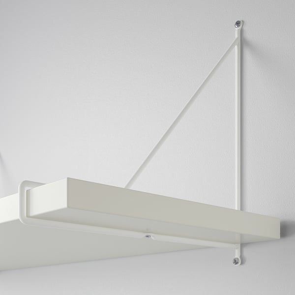 BERGSHULT / PERSHULT Wall shelf combination, white/white, 120x30 cm
