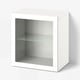 BESTÅ Wall-mounted cabinet combination, white/Ostvik white, 60x42x64 cm