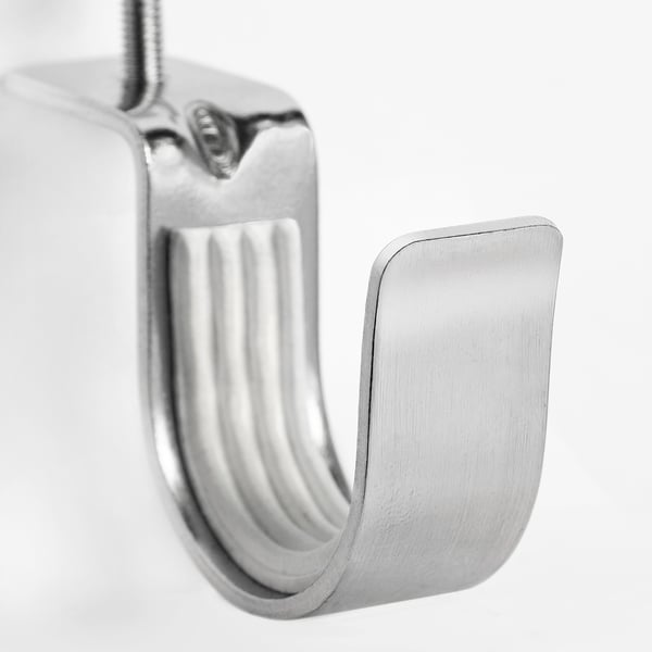 BETYDLIG Curtain rod holder, silver-colour