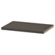Option: BILLY Shelf, dark brown oak effect, 36x26 cm