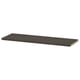 BILLY Shelf, dark brown oak effect, 76x26 cm
