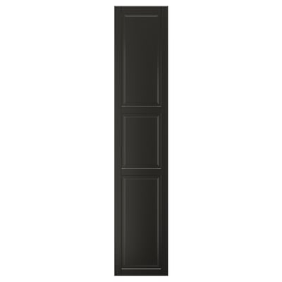 BODBYN Door, black, 40x200 cm