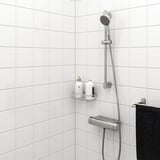 BROGRUND Riser rail with handshower kit, chrome-plated