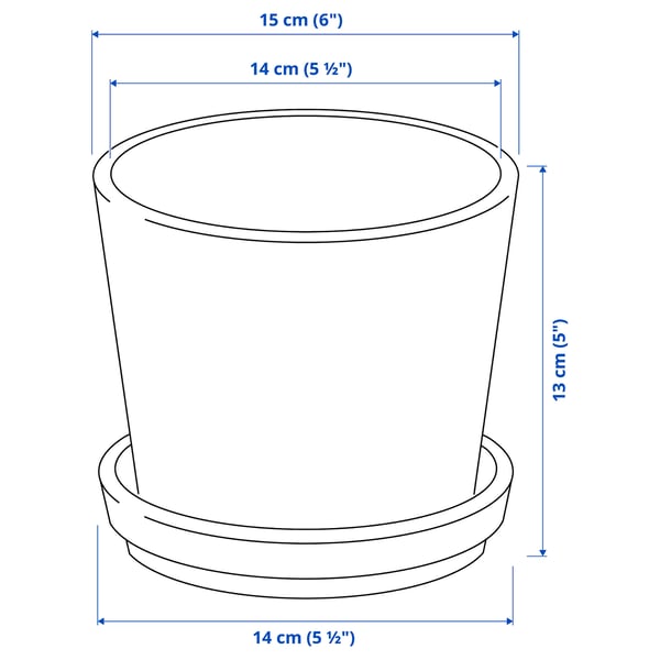 Illustration with measurements for the product: CITRUSFRUKT.
