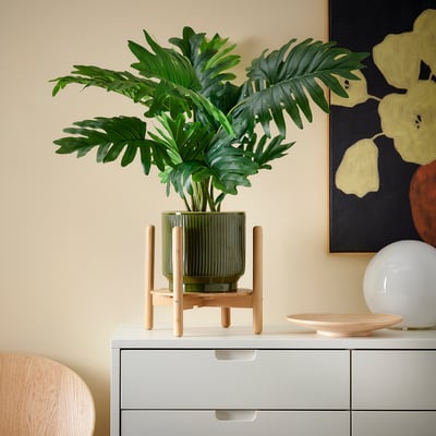 DAKSJUS Plant stand, bamboo, 28 cm