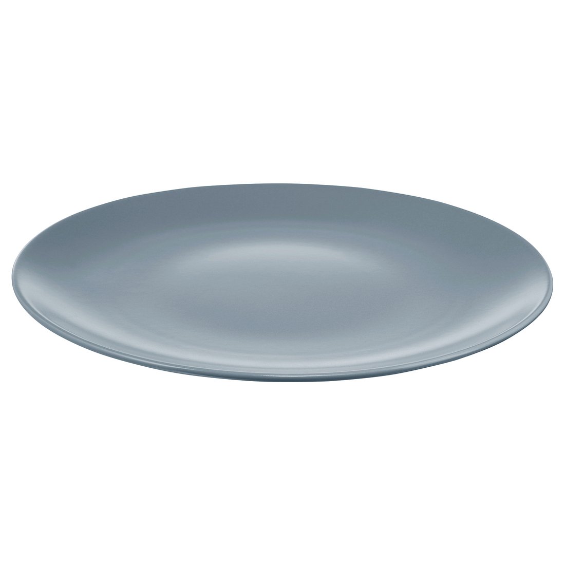 DINERA Plate - grey-blue - IKEA
