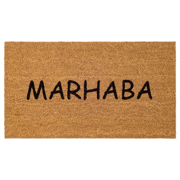 DONSLUND Door mat, natural, 40x70 cm