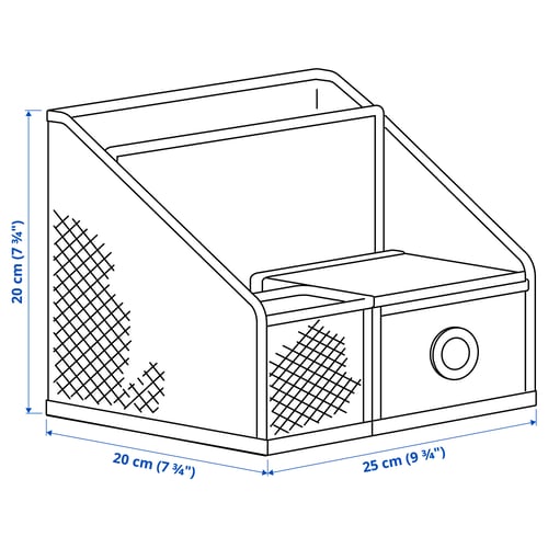 Illustration with measurements for the product: DRÖNJÖNS.