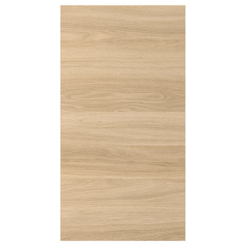 ENHET door, oak finish, foil, rectangular.