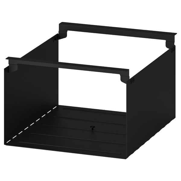 ENHET Hanging shelf insert, anthracite, 26x28x15 cm