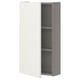 ENHET Wall cb w 2 shlvs/door, grey/white, 40x17x75 cm