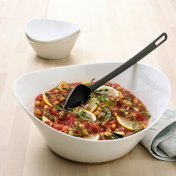 FULLÄNDAD Spoon, grey, 33 cm
