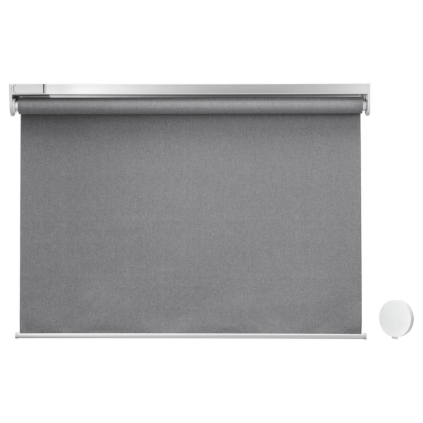 FYRTUR block-out roller blind w hub kit, grey, 100x195 cm - IKEA