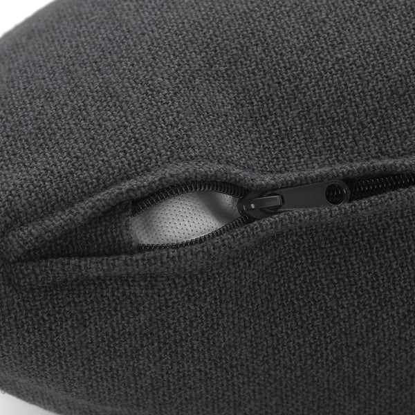 gronlid غطاء كنبة زاوية 3 مقاعد مع طرف مفتوح sporda رمادي غامق ikea