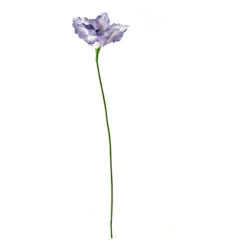 GULDSPETT Artificial flower, paper/iris blue, 45 cm