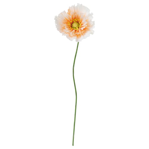 GULDSPETT Artificial flower, paper/Poppy light orange, 40 cm