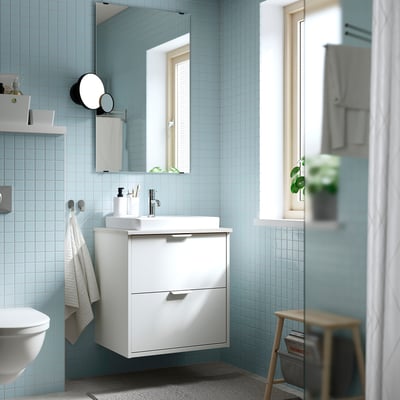HAVBÄCK / ORRSJÖN Wash-stnd w drawers/wash-basin