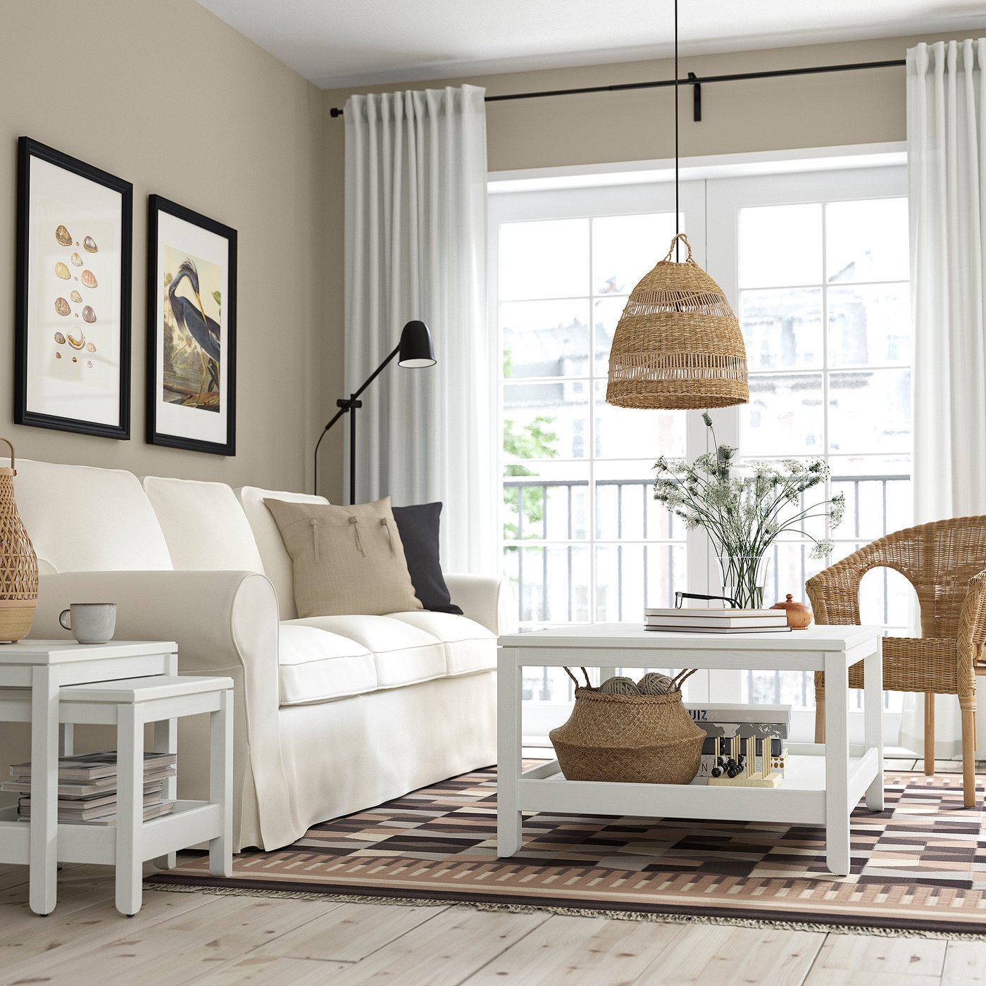 【希少】IKEA HAVSTA ハーヴスタ ネストテーブル2点セット ホワイト HAVSTA nest of tables, set of 2, white - IKEA