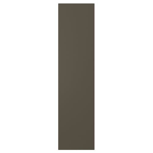 HAVSTORP cabinet in dark brown/beige with clean lines and smooth surface.