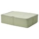 HEMMAFIXARE Storage case, flower/pale grey-green, 69x51x19 cm