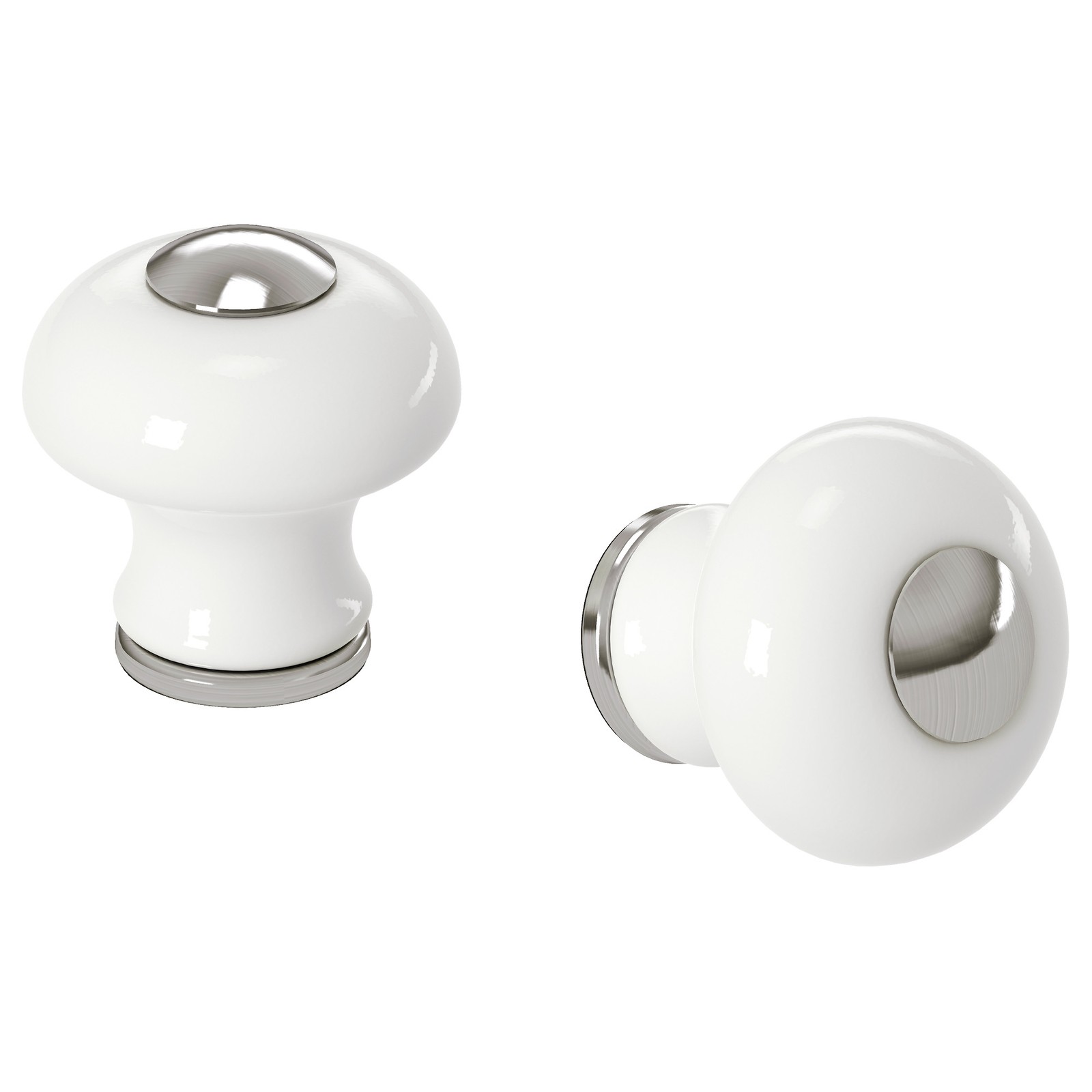 HISHULT Knob porcelain white IKEA
