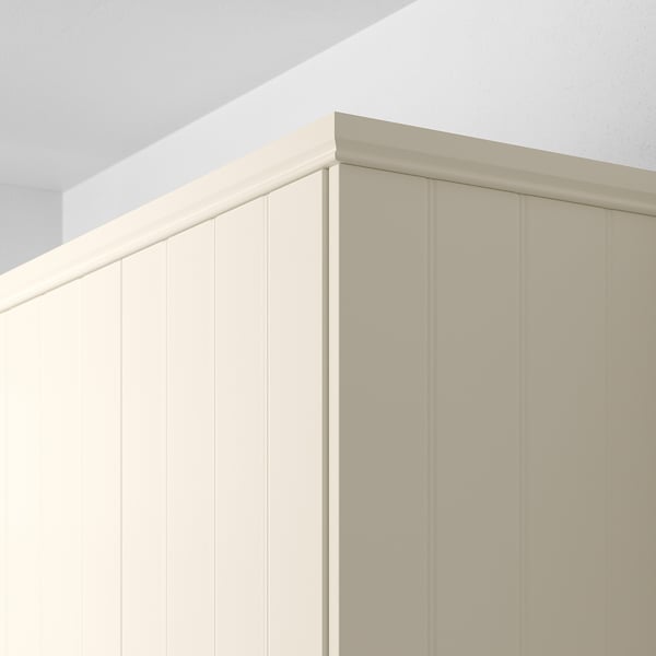 HITTARP أبريز ديكور مُشكّل, أبيضمطفي, ‎221x4 سم‏ IKEA