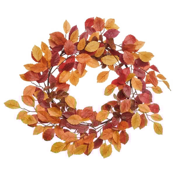 HÖSTAGILLE Artificial wreath, in/outdoor mixed colours, 60 cm