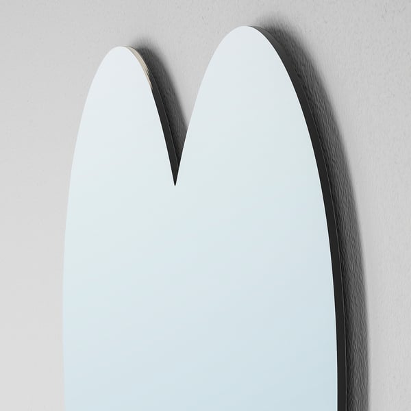 HOLMÖARNA Mirror, heart-shaped, 27x27 cm