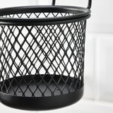 HULTARP Container, black/mesh, 14x16 cm