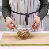 IKEA 365+ Food container with lid, glass, 400 ml