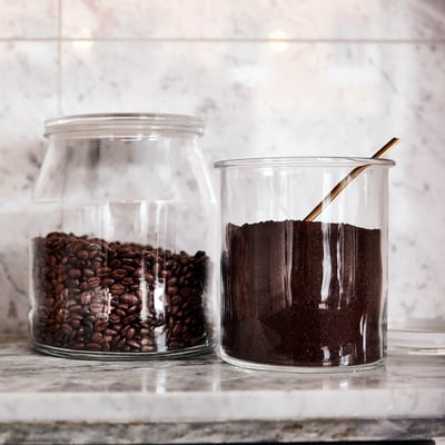 IKEA 365+ Jar with lid, glass, 3.3 l