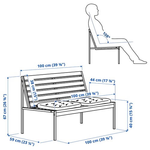 Illustration with measurements for the product: JOLPEN.