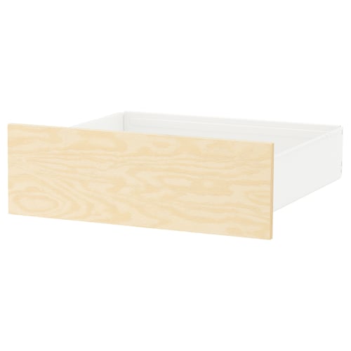 Ikea KALBÅDEN, white pine drawers, rectangular, modern.