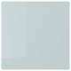Option: KALLARP Drawer front, high-gloss light grey-blue, 40x40 cm
