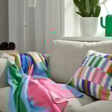 KLIBBKORSÖRT Throw, multicolour, 120x160 cm