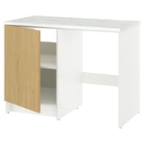 KNOXHULT Base cabinet with door and niche, oak effect, 120x61x91 cm