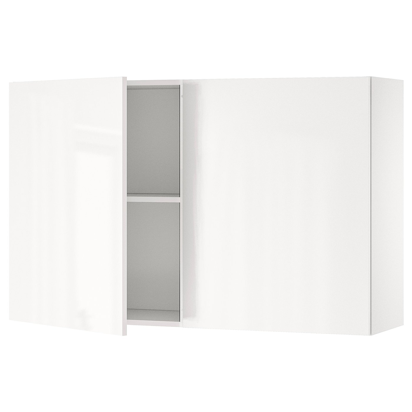 KNOXHULT wall with doors, highgloss white, 120x75 cm IKEA