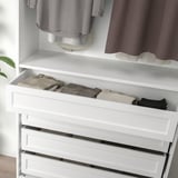 KOMPLEMENT Drawer with framed front, white, 100x35 cm