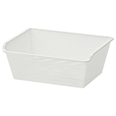 KOMPLEMENT Mesh basket, white, 50x35 cm